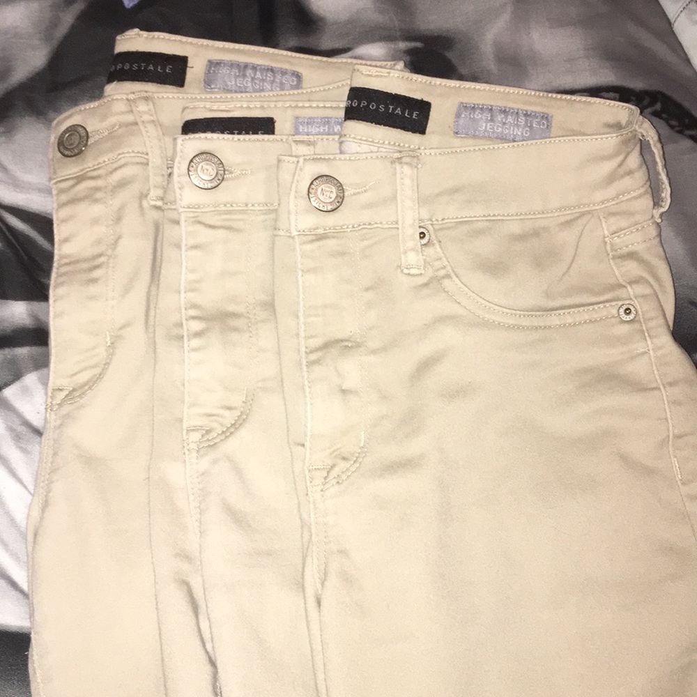 Cream /tan school pants